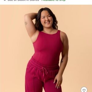 Blogilates boat neck tank